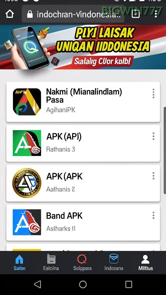 Cuplikan layar PANTERA303 — aktivitas