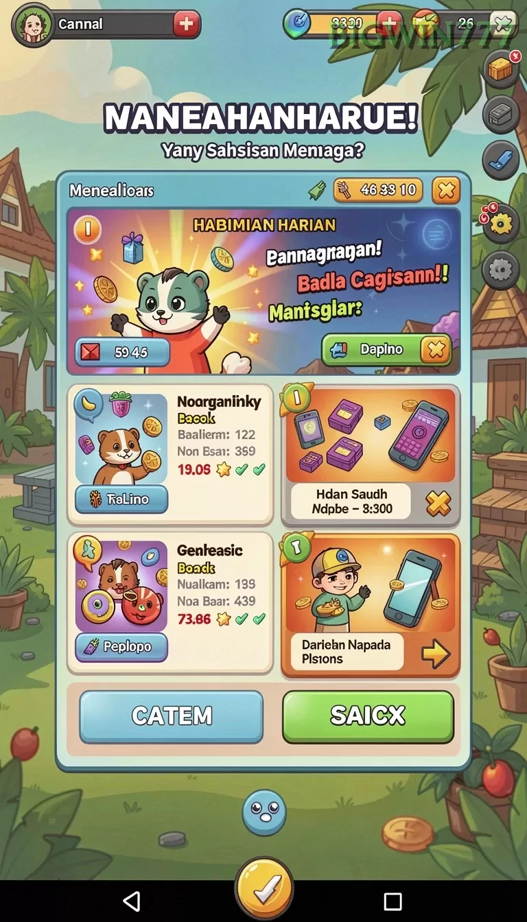 Cuplikan layar PANTERA303 — menu navigasi